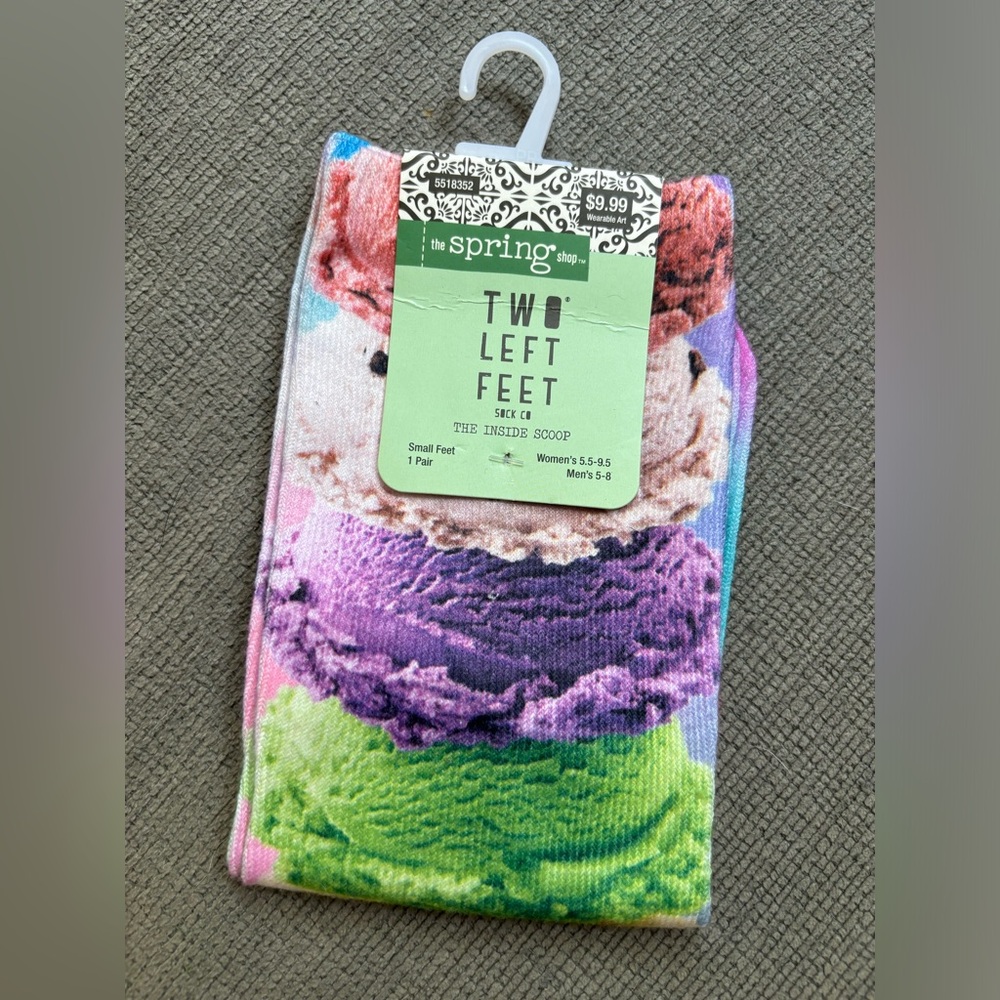 Ice Cream Socks - Multicolor, size 5.5-9.5
